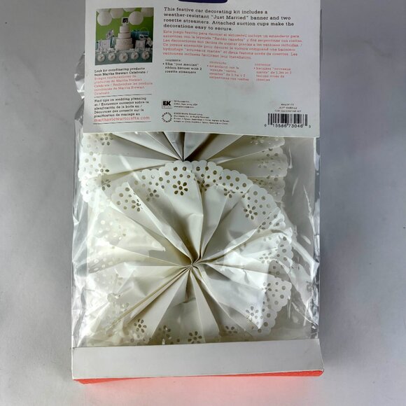 Elegant Wedding Decor Lot: 34 Honeycomb Bells & Just Married Banner - Picture 10 of 14